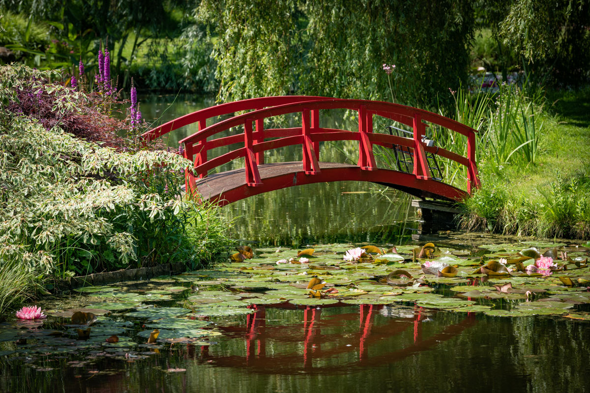 Photo of red bridge