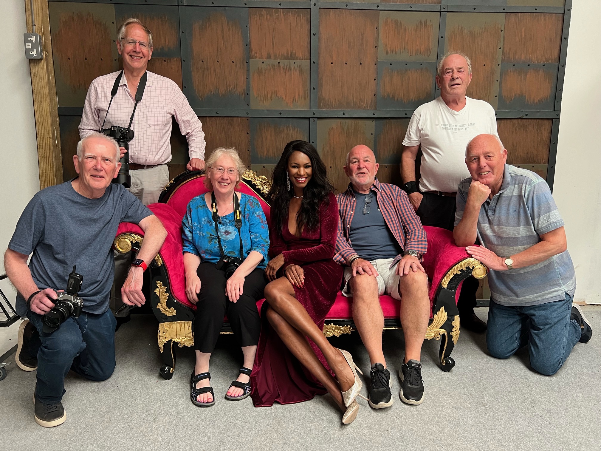 Photograph of group at RawPics Studio